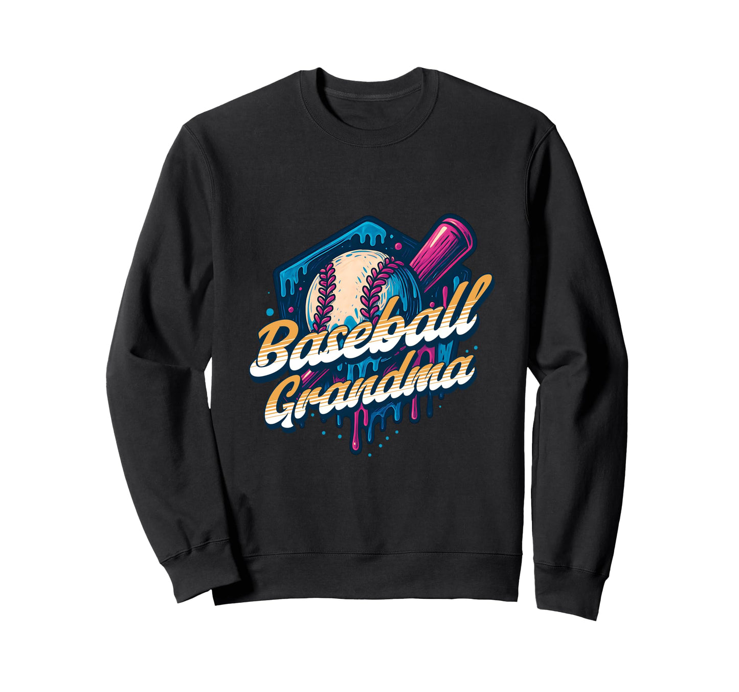 Baseball Grandma Birthday Baseball Sweatshirt - Streetwear Style Men Women - T-Shirt, Sweatshirt, Hoodie