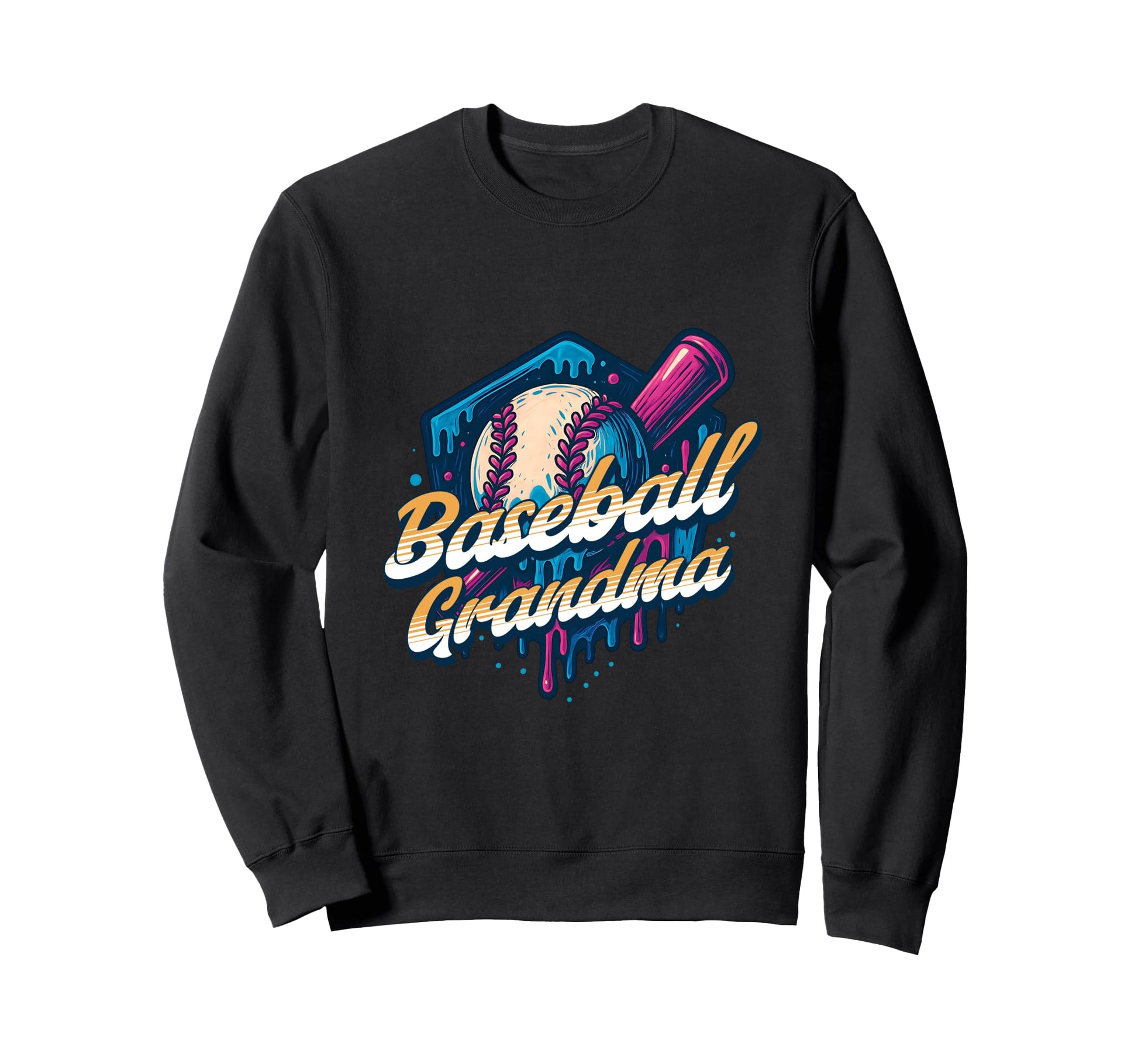 Baseball Grandma Birthday Baseball Sweatshirt - Streetwear Style Men Women - T-Shirt, Sweatshirt, Hoodie