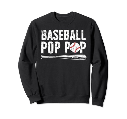 Baseball Pop Pop Best Grandpa Pop Sweatshirt - Custom Art Print Men Women - T-Shirt, Sweatshirt, Hoodie