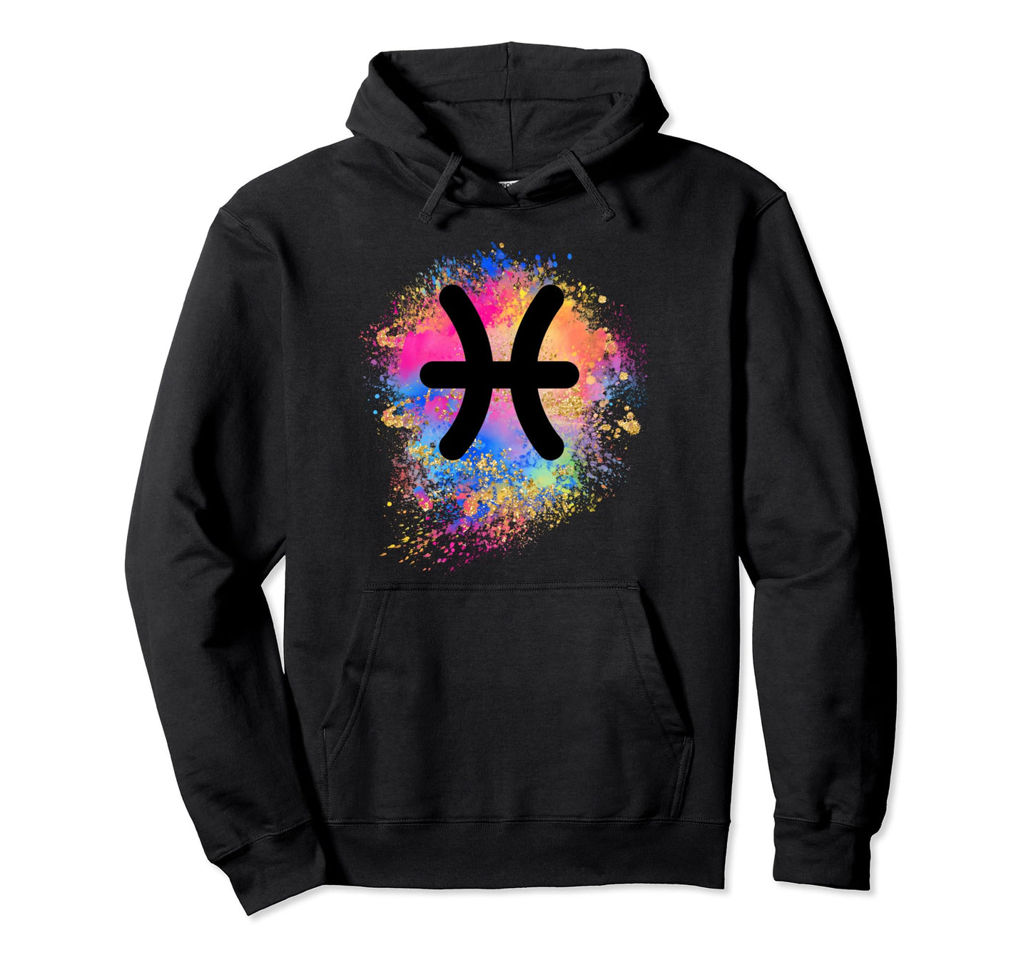 Rainbow Pisces Birthday February Hoodie - Fun Novelty Design Men Women - T-Shirt, Sweatshirt, Hoodie