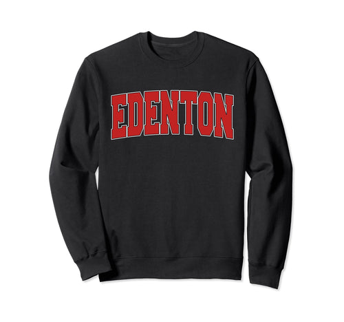 Edenton Nc North Carolina Varsity Sweatshirt - Minimalist Print for Adults - T-Shirt, Sweatshirt, Hoodie