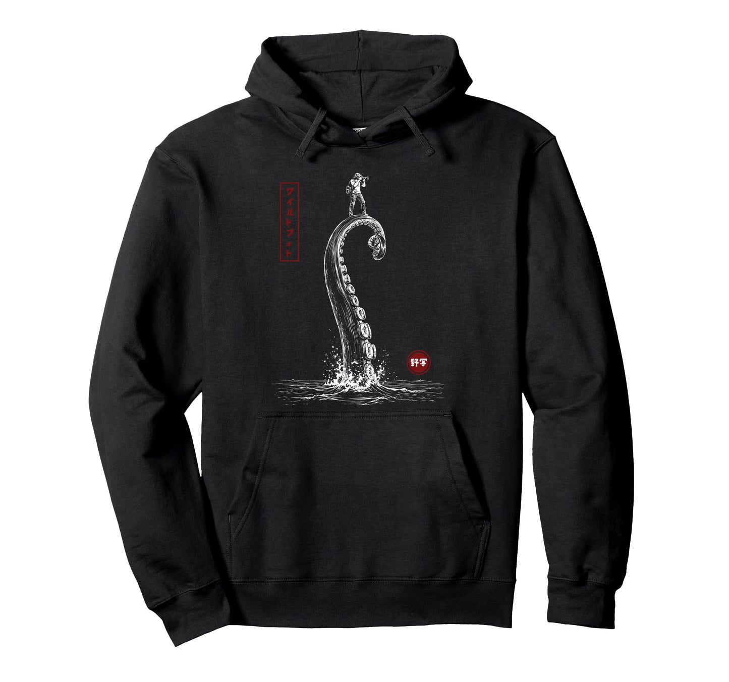 Photographer Japanese Octopus Hoodie - Fun Novelty Design for Adults - T-Shirt, Sweatshirt, Hoodie