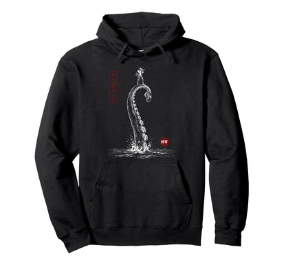 Photographer Japanese Octopus Hoodie - Fun Novelty Design for Adults - T-Shirt, Sweatshirt, Hoodie
