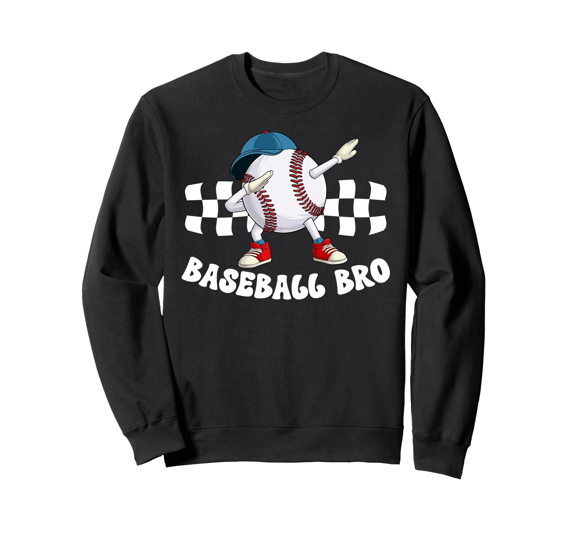 Baseball Bro Funny Baseball Sweatshirt - Casual Everyday Wear for Adults - T-Shirt, Sweatshirt, Hoodie