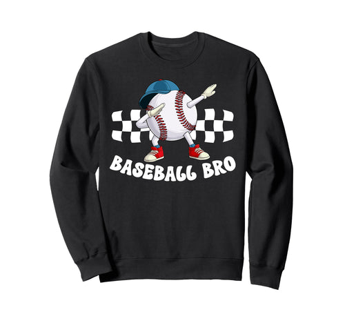 Baseball Bro Funny Baseball Sweatshirt - Casual Everyday Wear for Adults - T-Shirt, Sweatshirt, Hoodie