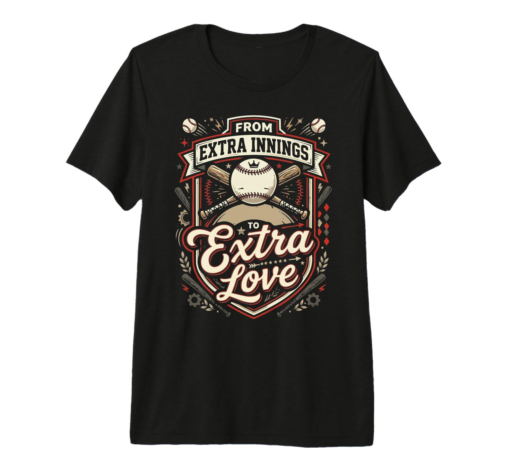 Baseball Dad Baseballer Daddy T-Shirt - Fun Novelty Design Men Women - T-Shirt, Sweatshirt, Hoodie