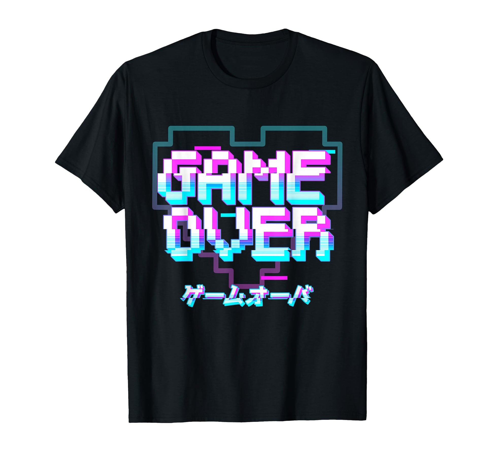 Game Over Yami Kawaii Pastel Goth T-Shirt - Casual Everyday Wear Unisex - T-Shirt, Sweatshirt, Hoodie