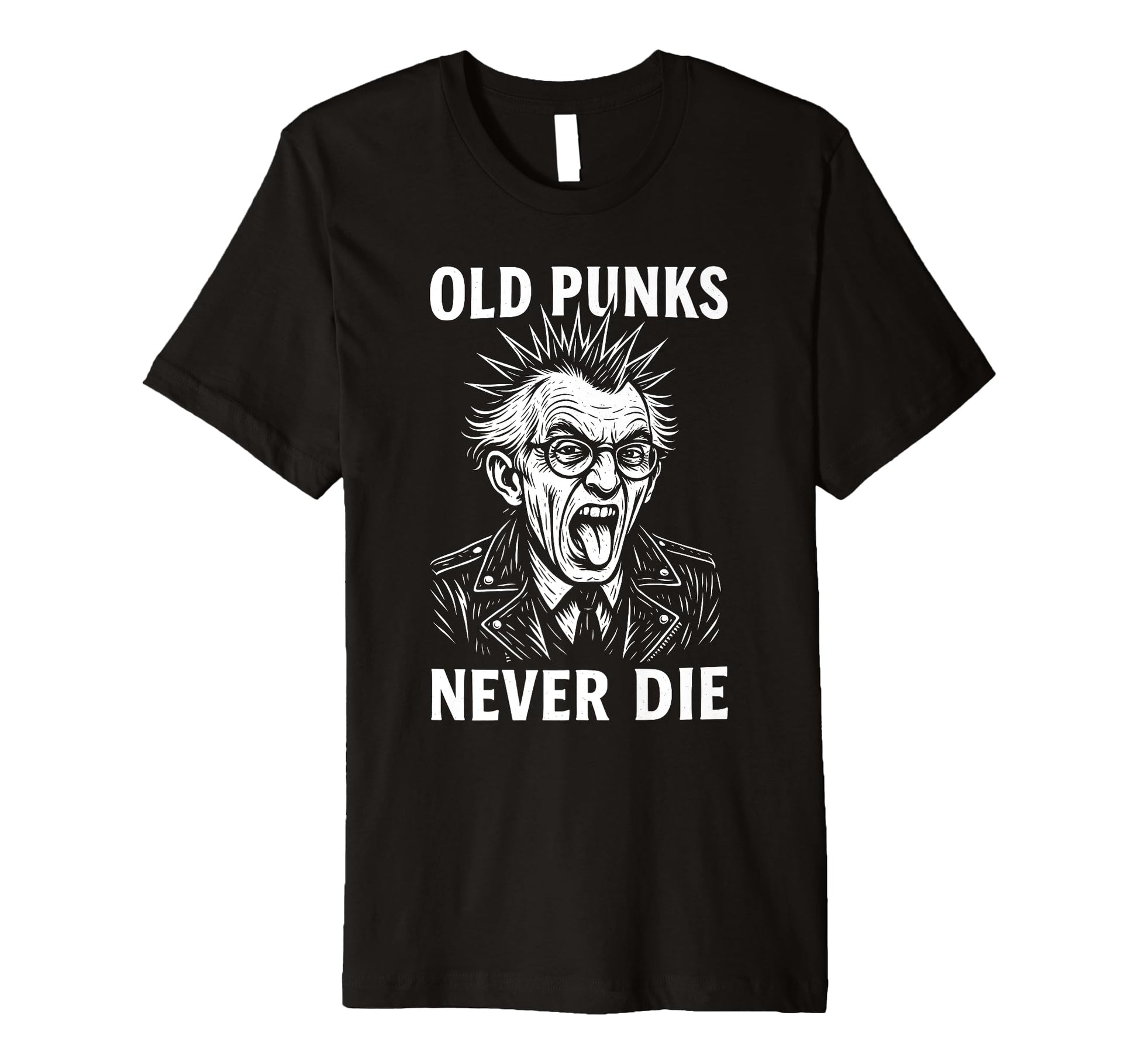 Old Punks Never Die 90S Grunge Street T-Shirt - Minimalist Print Men Women - T-Shirt, Sweatshirt, Hoodie