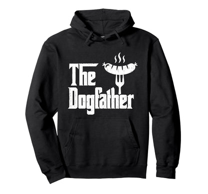 Dog Father Hot Dog 4Th July Bbq Grill Hoodie - Novelty Apparel Unisex - T-Shirt, Sweatshirt, Hoodie