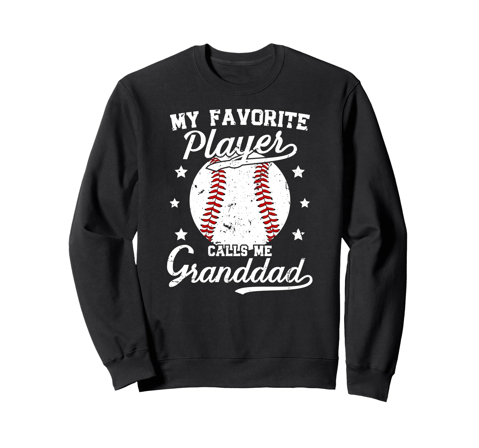 My Favorite Baseball Player Granddad Sweatshirt - Minimalist Print Unisex - T-Shirt, Sweatshirt, Hoodie