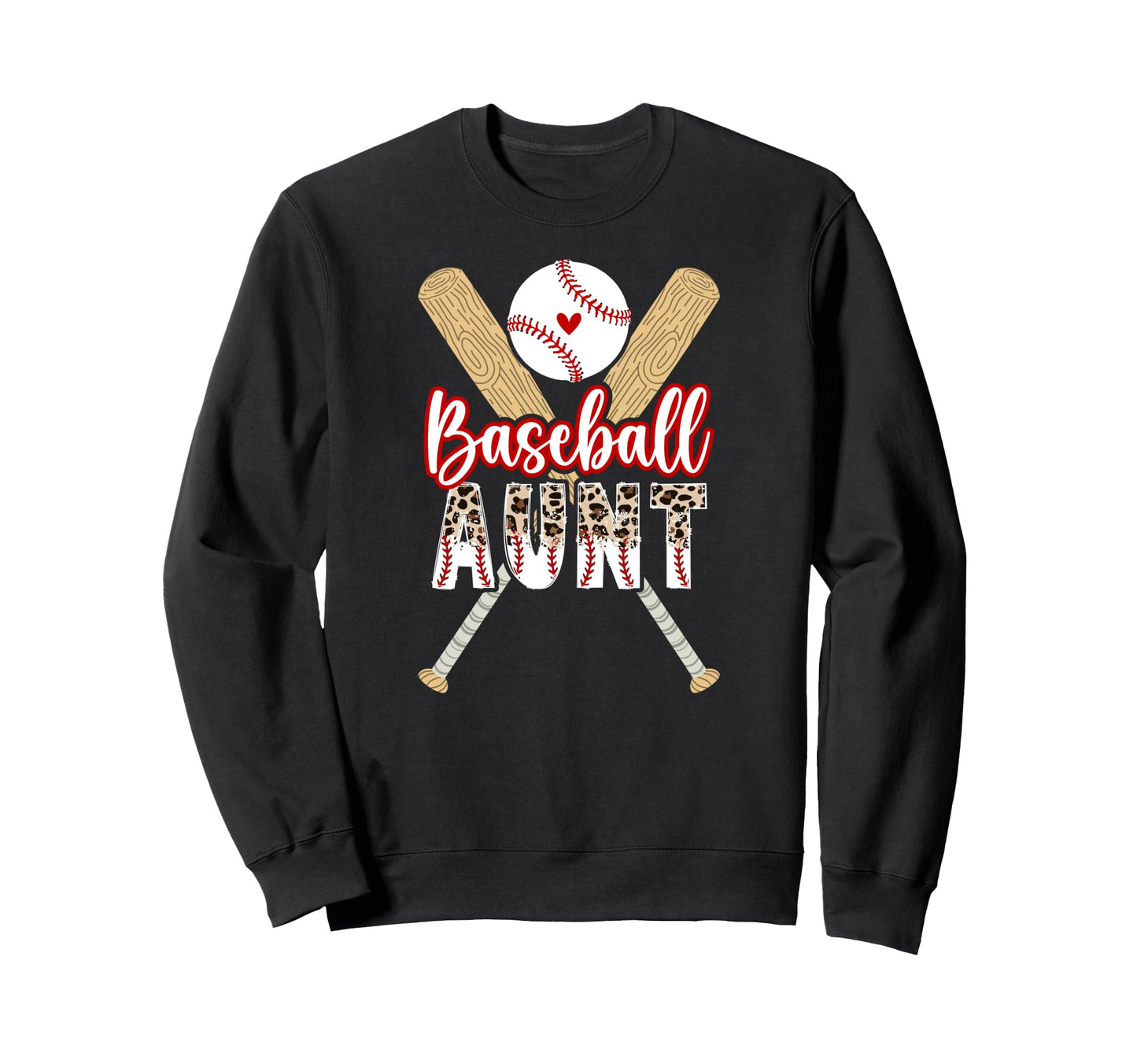 Baseball Aunt Baseball Player Sweatshirt - Streetwear Style for Adults - T-Shirt, Sweatshirt, Hoodie