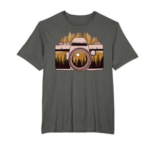 Camera Nature Photography Forest T-Shirt - Graphic Print for Adults - T-Shirt, Sweatshirt, Hoodie