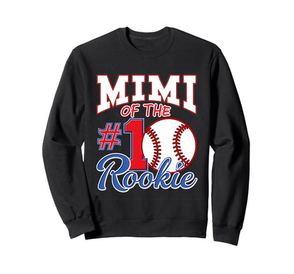 Grandma Mimi Number 1 Rookie Sweatshirt - Aesthetic Graphic Men Women - T-Shirt, Sweatshirt, Hoodie