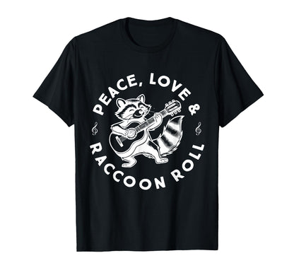 Raccoon Rock And Roll Music Raccoon T-Shirt - Aesthetic Graphic Unisex - T-Shirt, Sweatshirt, Hoodie