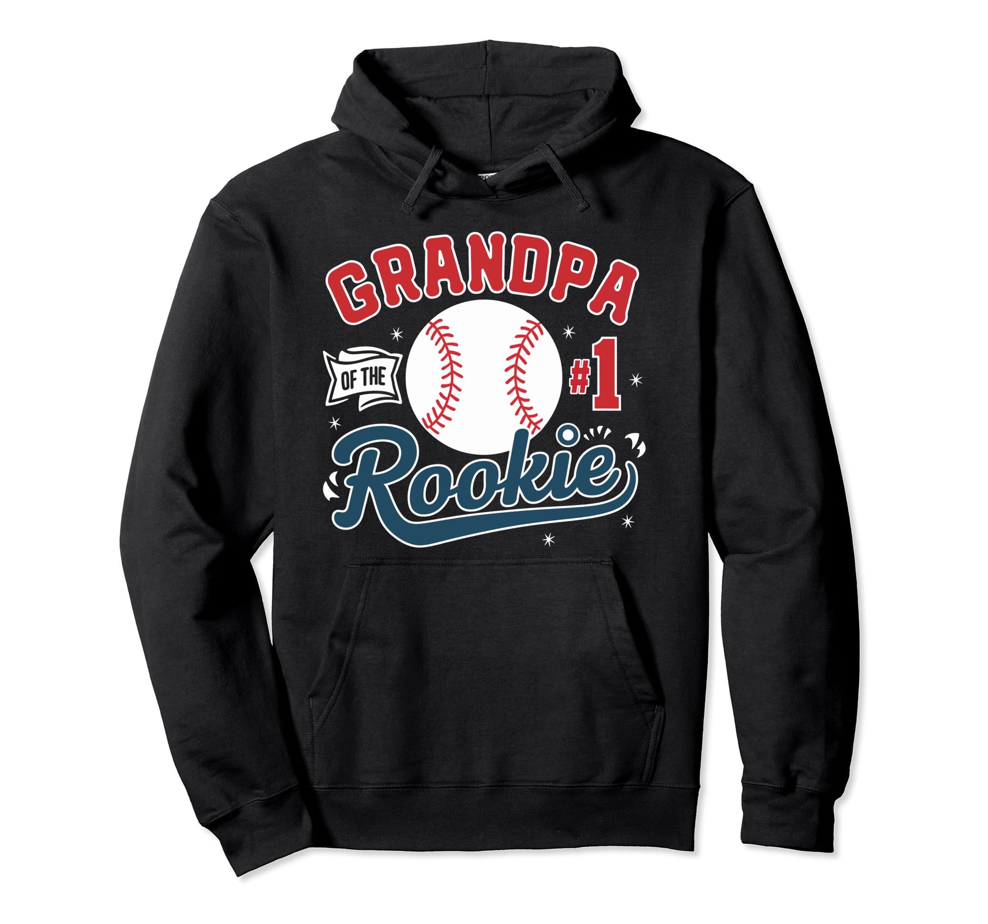 Baseball Grandpa Grandfather Gramps Hoodie - Aesthetic Graphic for Adults - T-Shirt, Sweatshirt, Hoodie