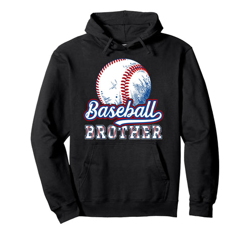 Baseball Brother Baseball Players Hoodie - Custom Art Print Men Women - T-Shirt, Sweatshirt, Hoodie