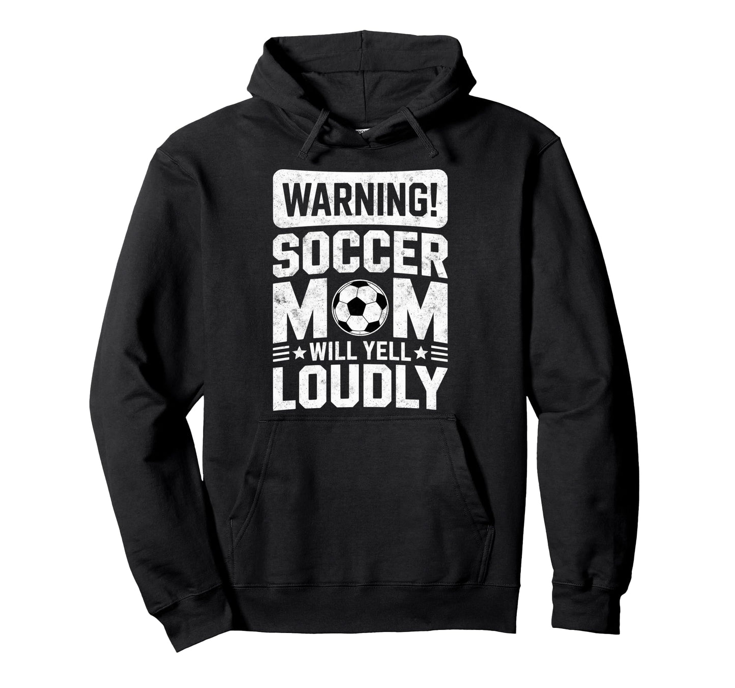 Warning Soccer Football Mom Player Will Hoodie - Novelty Apparel Unisex - T-Shirt, Sweatshirt, Hoodie