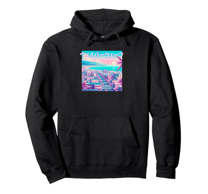 Japanese Aesthetic Vaporwave Hoodie - Casual Everyday Wear Unisex - T-Shirt, Sweatshirt, Hoodie