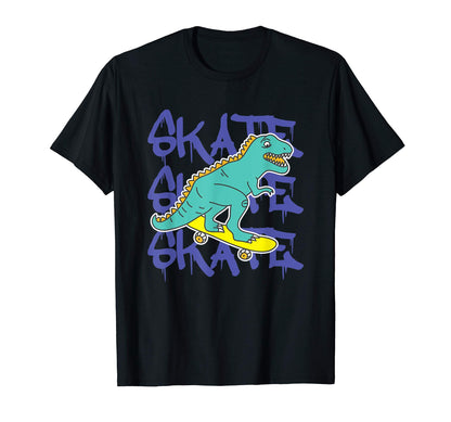 Skateboard T Rex Skateboarding T-Shirt - Unique Graphic for Adults - T-Shirt, Sweatshirt, Hoodie