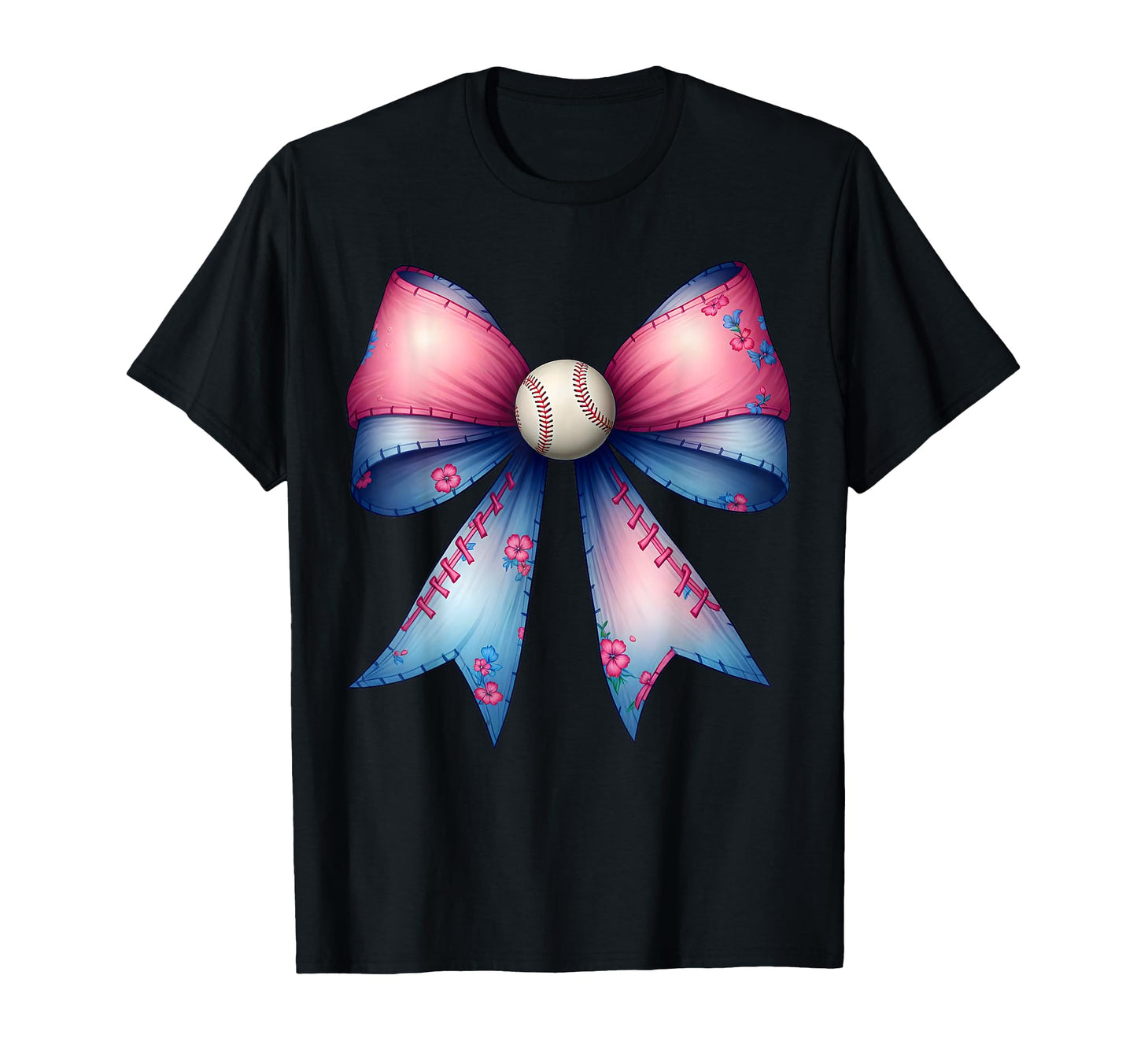 Coquette Bow Funny Baseball Lover T-Shirt - Streetwear Style for Adults - T-Shirt, Sweatshirt, Hoodie