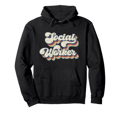 Social Worker School Social Worker Work Hoodie - Custom Art Print Unisex - T-Shirt, Sweatshirt, Hoodie