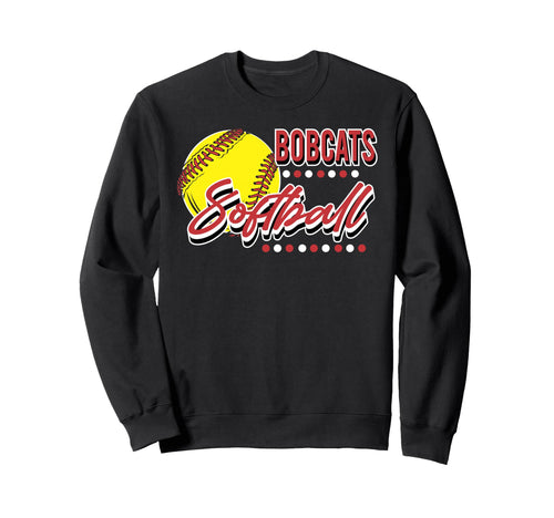 Bobcats Softball Mom Game Day Sweatshirt - Fun Novelty Design Unisex - T-Shirt, Sweatshirt, Hoodie