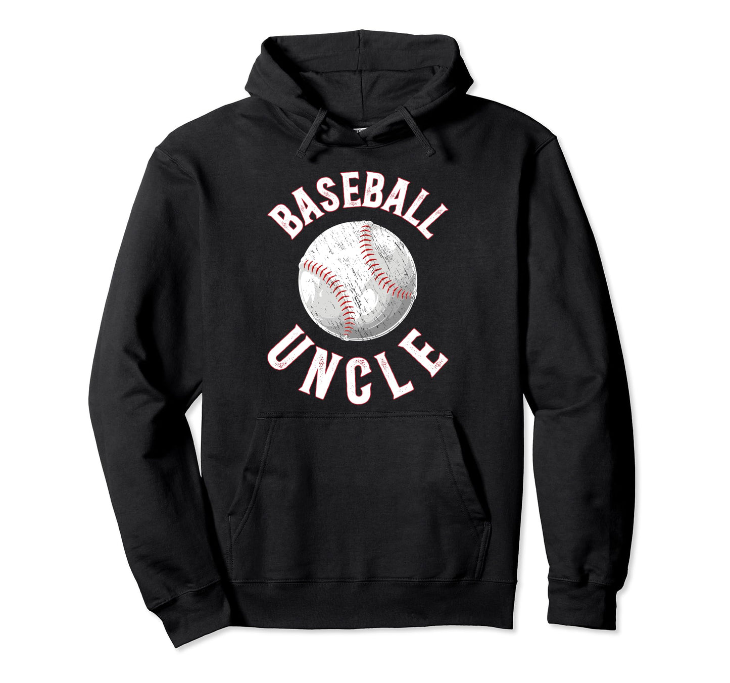 Proud Baseball Uncle Baseball Player Hoodie - Casual Everyday Wear Unisex - T-Shirt, Sweatshirt, Hoodie