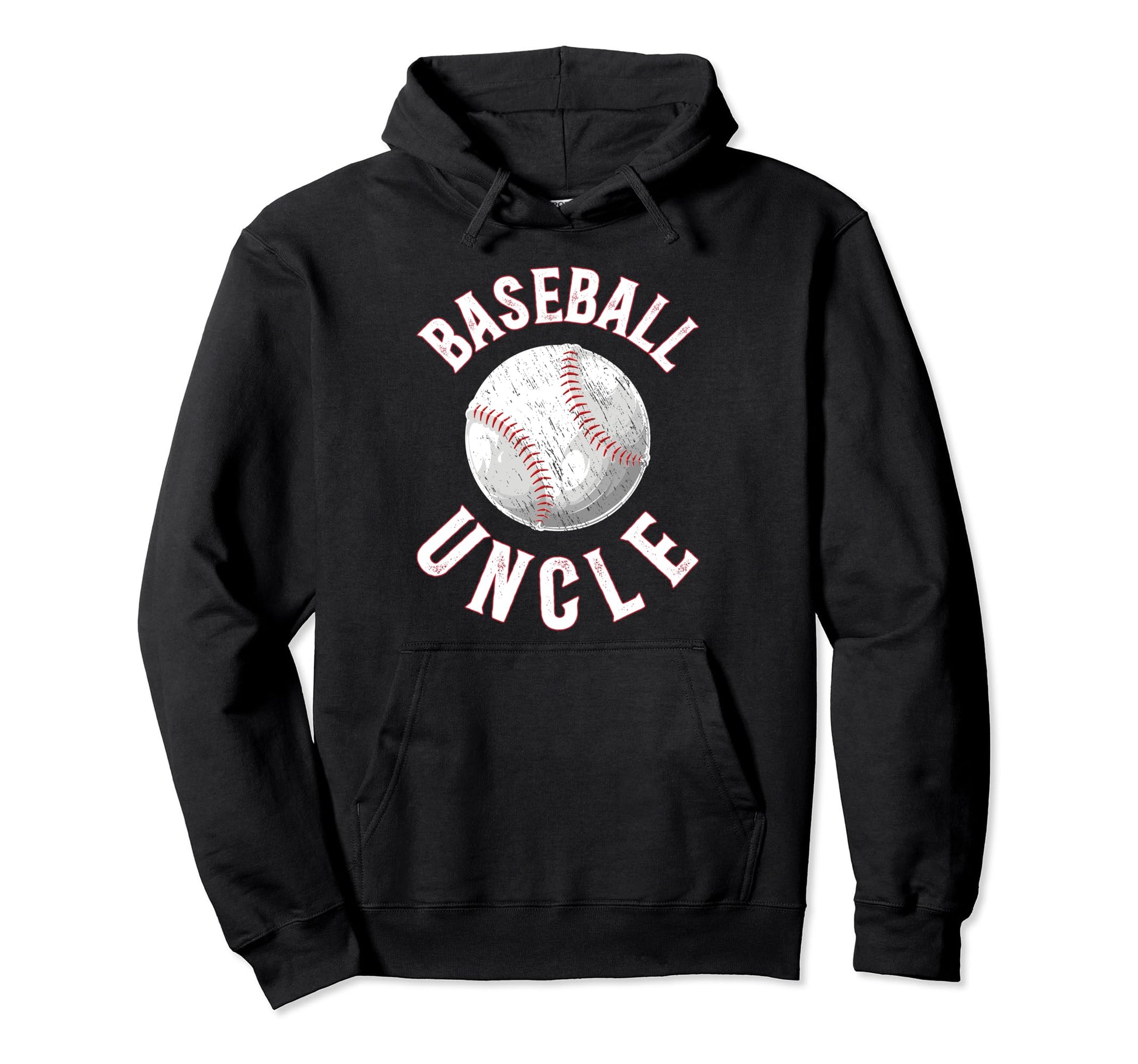 Proud Baseball Uncle Baseball Player Hoodie - Casual Everyday Wear Unisex - T-Shirt, Sweatshirt, Hoodie