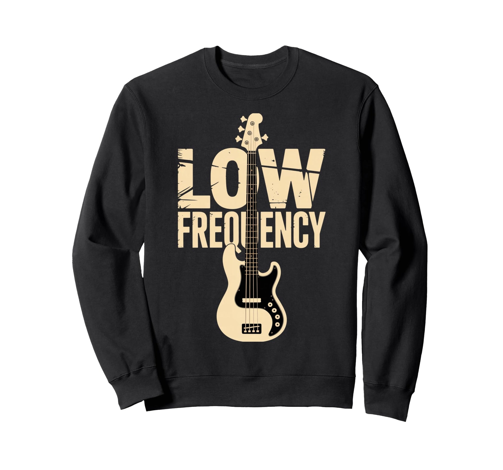 Low Frequency Bass Guitar Player Sweatshirt - Trendy Graphic Men Women - T-Shirt, Sweatshirt, Hoodie