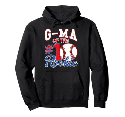 Grandma G Ma Number 1 Rookie Baseball Hoodie - Custom Art Print Men Women - T-Shirt, Sweatshirt, Hoodie
