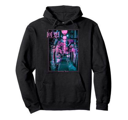 Vaporwave Streetwear Japanese 90S Lofi Hoodie - Minimalist Print Men Women - T-Shirt, Sweatshirt, Hoodie