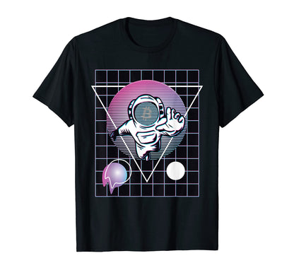 Bitcoin Crypto Astronaut T-Shirt - Casual Everyday Wear for Adults - T-Shirt, Sweatshirt, Hoodie