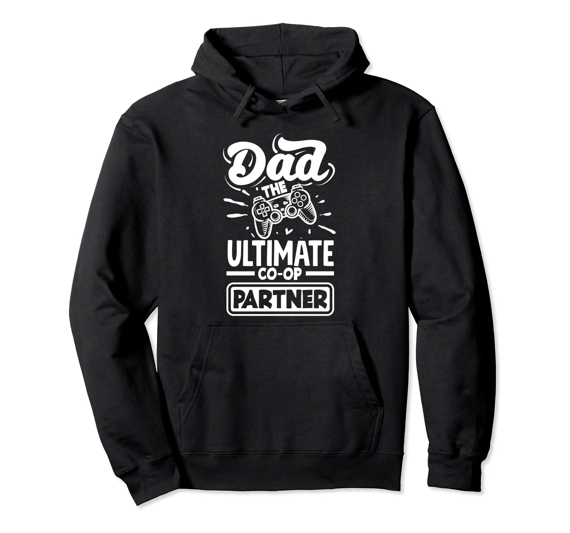 Dad Partner Fathers Day Gamer Hoodie - Custom Art Print Men Women - T-Shirt, Sweatshirt, Hoodie