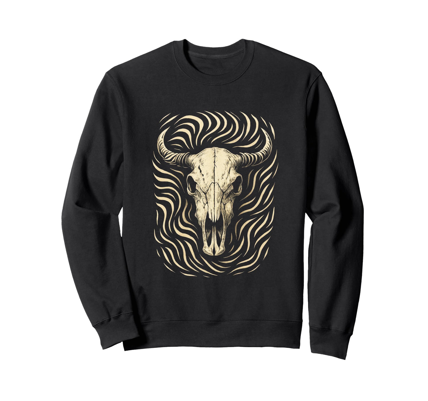 Cow Skull Western Rodeo Sweatshirt - Streetwear Style Men Women - T-Shirt, Sweatshirt, Hoodie