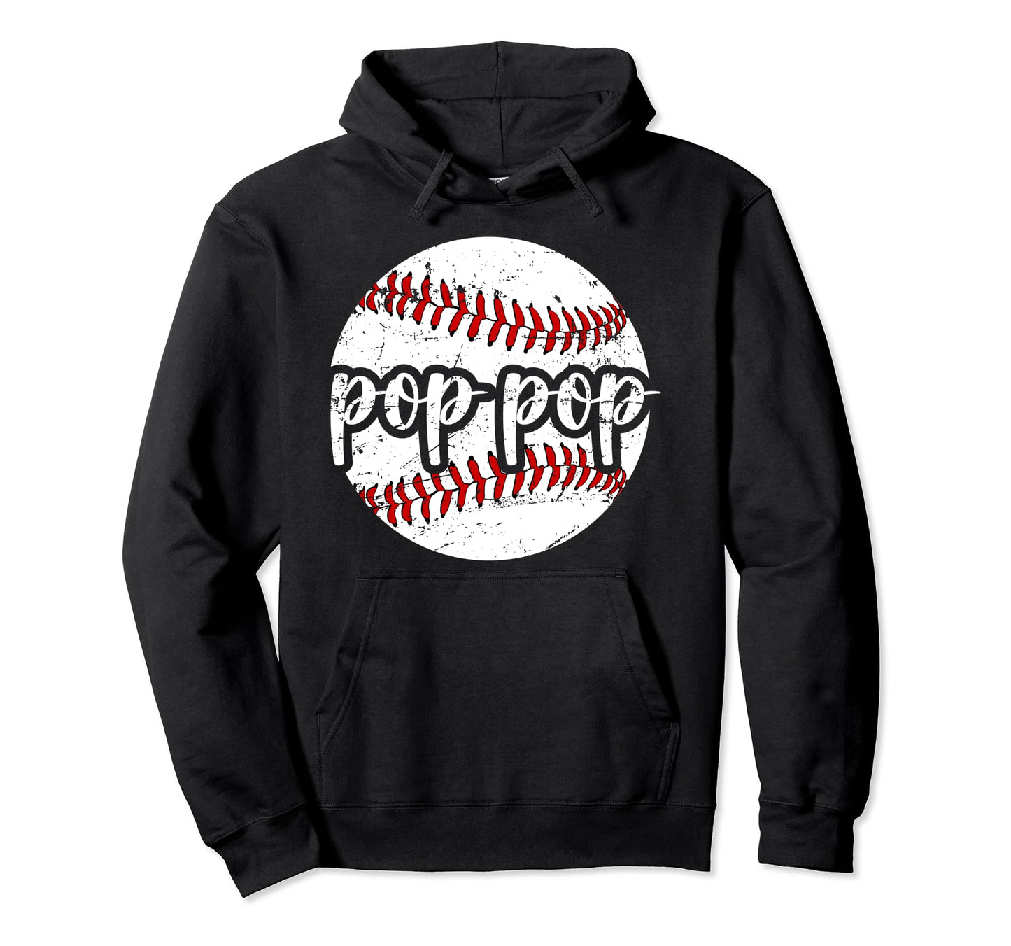 Pop Pop Proud Baseball Pop Pop Baseball Hoodie - Unique Graphic Unisex - T-Shirt, Sweatshirt, Hoodie