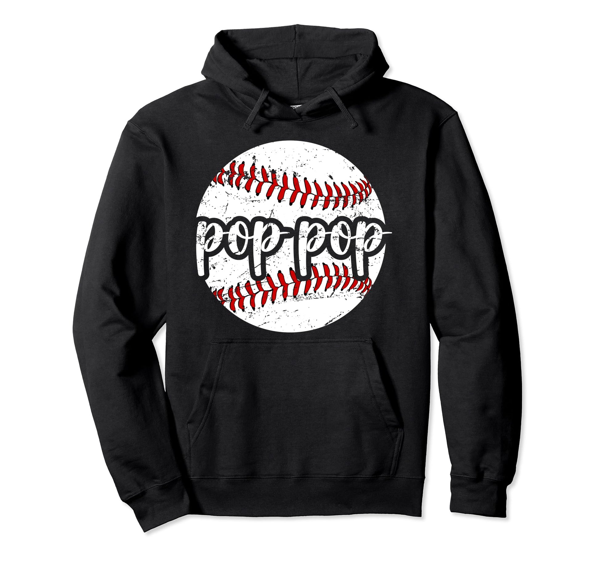 Pop Pop Proud Baseball Pop Pop Baseball Hoodie - Unique Graphic Unisex - T-Shirt, Sweatshirt, Hoodie