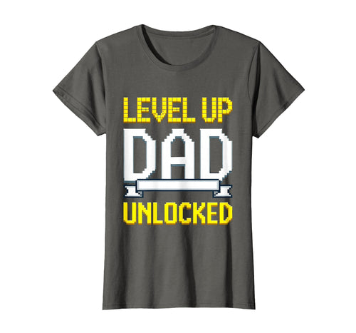 Level Up Dad Unlocked Funny Fathers Day T-Shirt - Graphic Print for Adults - T-Shirt, Sweatshirt, Hoodie