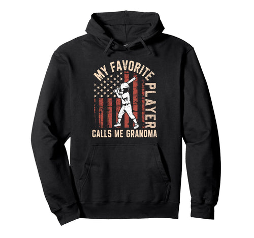 My Favorite Player Calls Me Grandma Us Hoodie - Minimalist Print Men Women - T-Shirt, Sweatshirt, Hoodie