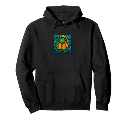 Rainy Frog Spring St Patricks Day Hoodie - Streetwear Style Unisex - T-Shirt, Sweatshirt, Hoodie