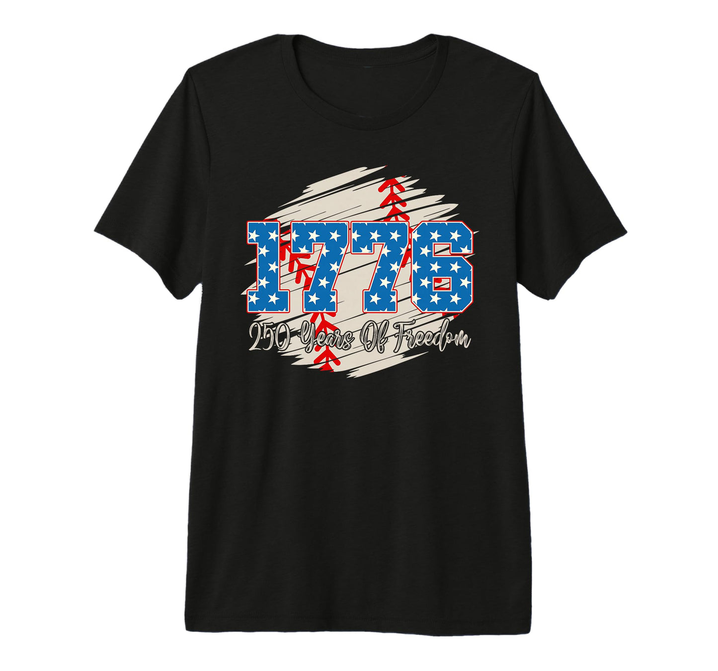 250Th Anniversary Freedom 1776 T-Shirt - Fun Novelty Design for Adults - T-Shirt, Sweatshirt, Hoodie