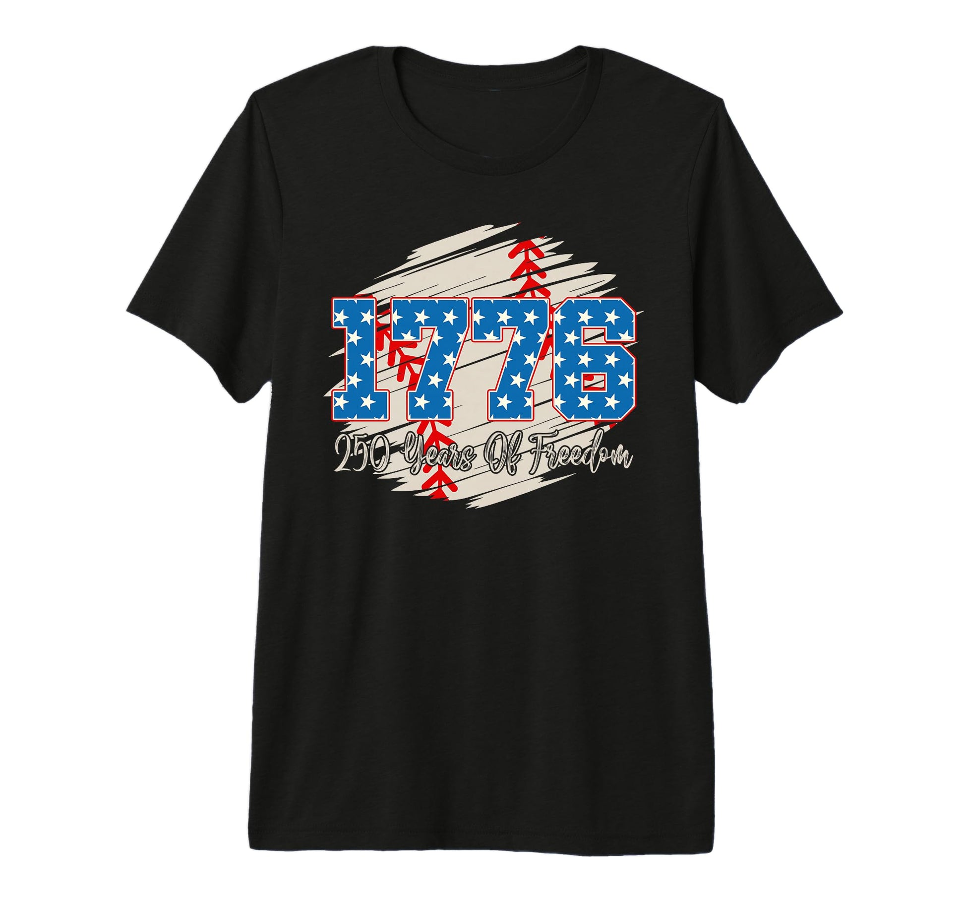 250Th Anniversary Freedom 1776 T-Shirt - Fun Novelty Design for Adults - T-Shirt, Sweatshirt, Hoodie