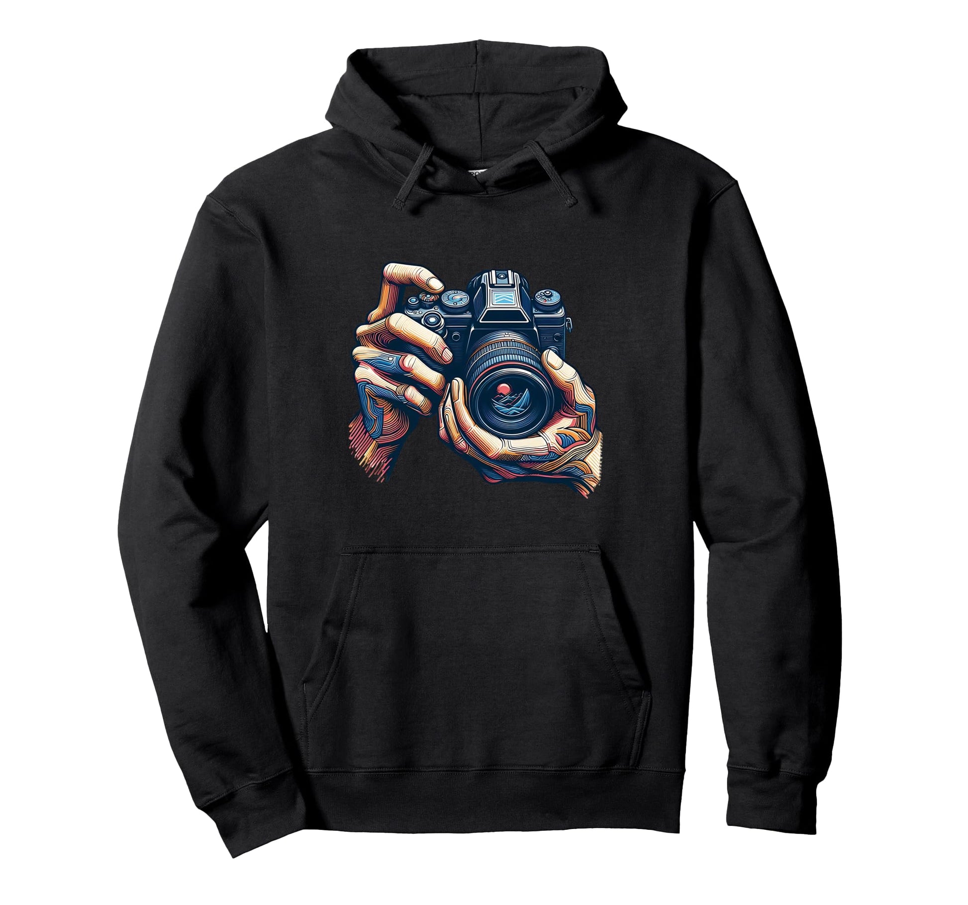 Analog Slr Camera Art Photographer Film Hoodie - Unique Graphic Unisex - T-Shirt, Sweatshirt, Hoodie