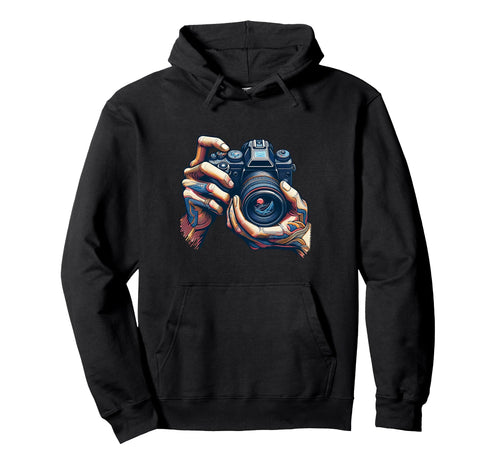 Analog Slr Camera Art Photographer Film Hoodie - Unique Graphic Unisex - T-Shirt, Sweatshirt, Hoodie