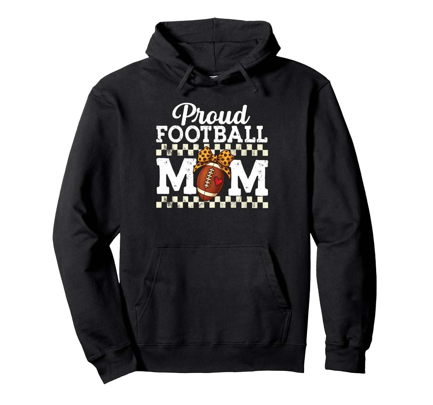 Game Fan Proud Football Mom Sports Lover Hoodie - Graphic Print Men Women - T-Shirt, Sweatshirt, Hoodie