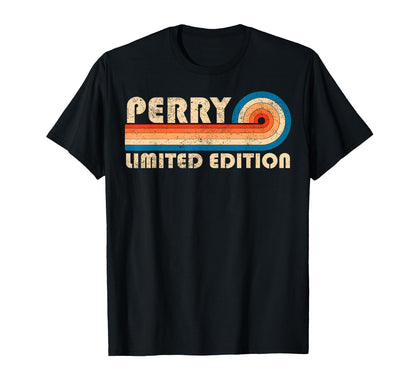 Perry 70S 80S Sunset Stripe T-Shirt - Trendy Graphic Unisex - T-Shirt, Sweatshirt, Hoodie