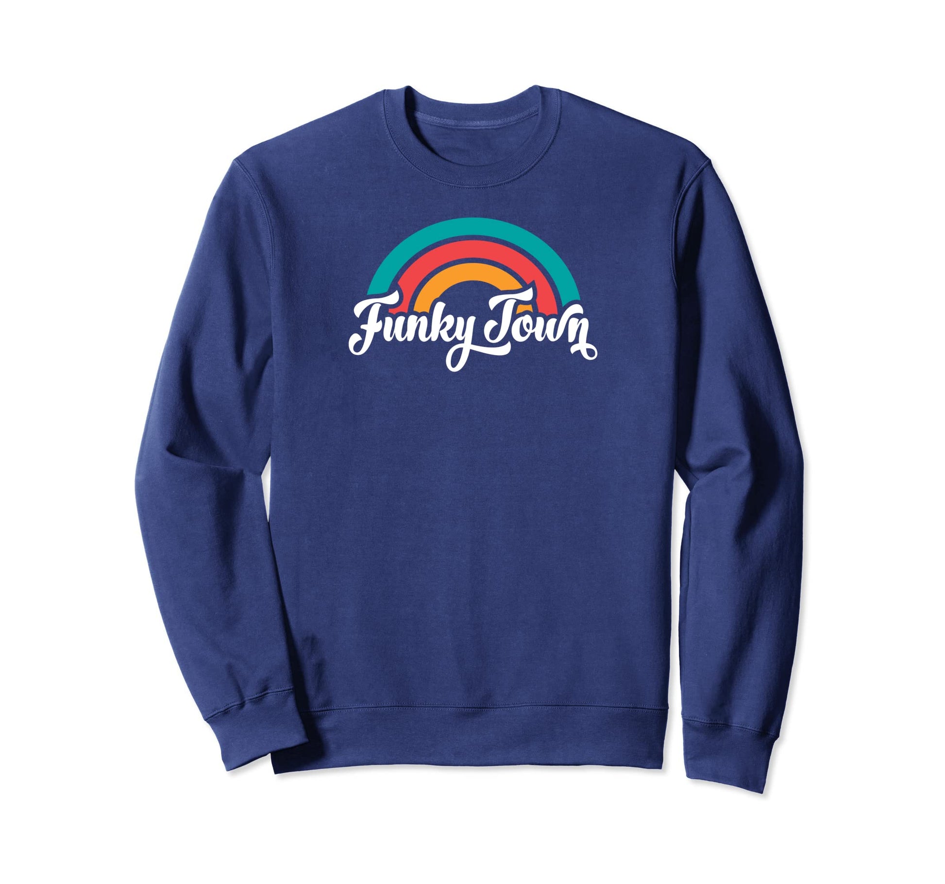 Funky Town Fort Worth Tx Script Sweatshirt - Custom Art Print Unisex - T-Shirt, Sweatshirt, Hoodie