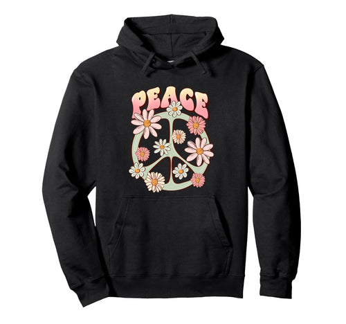 Peace Love Hoodie - Minimalist Print Unisex - T-Shirt, Sweatshirt, Hoodie