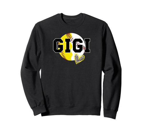 Baseball Softball Gigi Proud Sweatshirt - Fun Novelty Design for Adults - T-Shirt, Sweatshirt, Hoodie