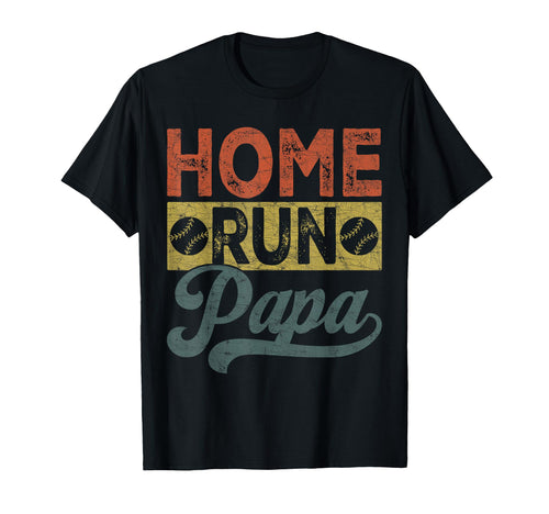 Grandpa Baseball Home Run Papa T-Shirt - Novelty Apparel Men Women - T-Shirt, Sweatshirt, Hoodie