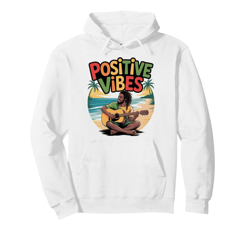 Rasta Positive Vibes Reggae Jamaican Hoodie - Streetwear Style Men Women - T-Shirt, Sweatshirt, Hoodie